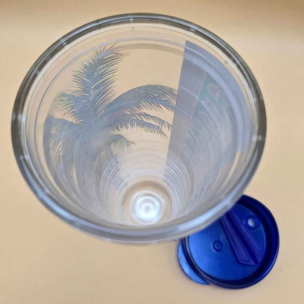 Margaritaville 26oz Insulated Tumbler It's‎ 5 O'Clock Somewhere Blue Lid USA